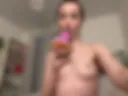 Suck my new dildo