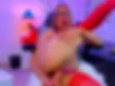 Domi in my cliptori and dildo in my tight pink pussy