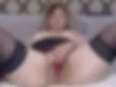 I caress myself until I orgasm!