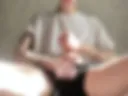 Jerkin with cumshot