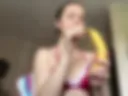 Lick banana
