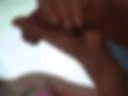 Marusya jerks off a dick