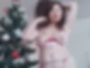 I'm in sexy lingerie girlfriend Santa Claus fucking pussy, playing with ass and squirting on your dick