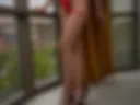 Teasing you in my red lingerie
