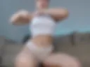 WHITE PANTIE AND WHITE TOP