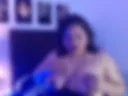Beautiful BBW plays with her tits