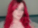 sexy redhead sucking and fucking dildo