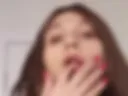 Sexually suck my fingers close to the camera