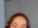 Looking to my tits while I smoke a cigarette