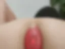My wife Have 3 vibro in 2 holes and cry