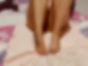Oil feet naked
