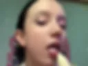 I eat a banana