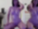 naked next to the mirror