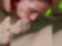 A blowjob with a mouthful