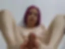 Dare to feel how your hard cock slips down my feet