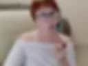 Deepthroat with sperm on face and glasses