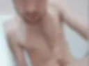 Jerking off in the bathtub