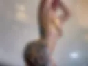 Enjoy my naked body in this steam bath