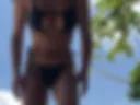 full NAKED on beach strip