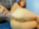 Fuck my asshole with glass dildo