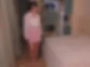 Sexual striptease with a transition to a pussy show in a dog pose