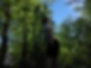 Public masturbation of pink pussy in the forest