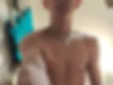 cumshot before the shower