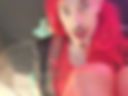 Lady red hair handjob