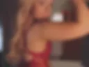 Being naughty on my bed in my sexy red teddy for you