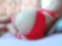 big ass teaser in red lenjerie