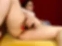 I spread my wet hairy pussy all over the screen and made him sniff it