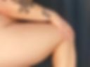 I put on stockings and my tits are exposed. without piercing