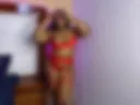 Sexy striptease and pussyplay