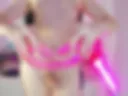 Pink dildo, full inside