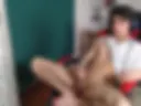 Foot fetish. Cum on my feet. Jerking off, showing my ass and cumming on my feet.