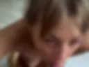 Nice chick and dick,blowjob action