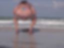 Jamie shows off his thong bikini at the beach!