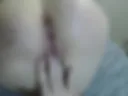 Finger masturbation from behind
