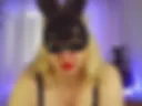 I'm in a rabbit mask