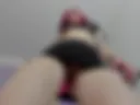 Sensual dancing with upskirt view