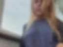 Smoking on the balcony with a naked booty