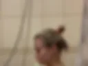 I wash myself in the shower with foam