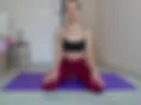 stretching in pants