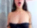 Do you like my saliva? Look how I spit for you