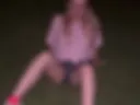 Flash boobs to stranger