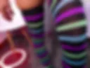 stockings feet