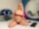 Sucking and riding dildo