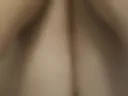 Soaking thong in pussy