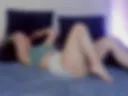 Playing around on the bed