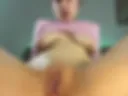 RIDE DILDO NAKED! CUM MILK IN PUSSY CLOSE UP!